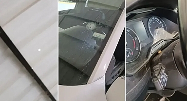 Urfa’da yine magandalık! Kurşun aracın camından girdi!