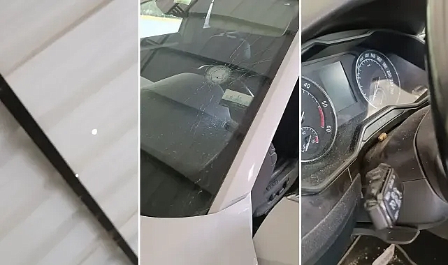 Urfa’da yine magandalık! Kurşun aracın camından girdi!