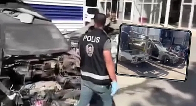 Urfa'daki sanayi sitesinde otomobil operasyonu!