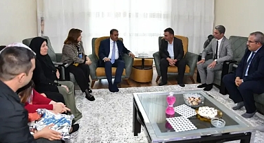 Vali Şıldak şehit ailelerini ziyaret etti!