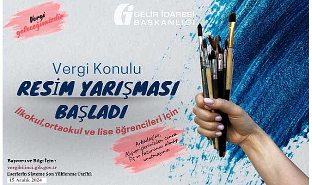 Vergi Temalı Resim Yarışması Başladı