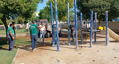 Viranşehir Belediyesi Parklara Oyun Grubu Kuruyor
