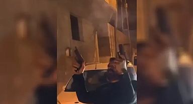Yer Urfa’nın ilçesi! Kimseye aldırış etmeden havaya ateş açtı!