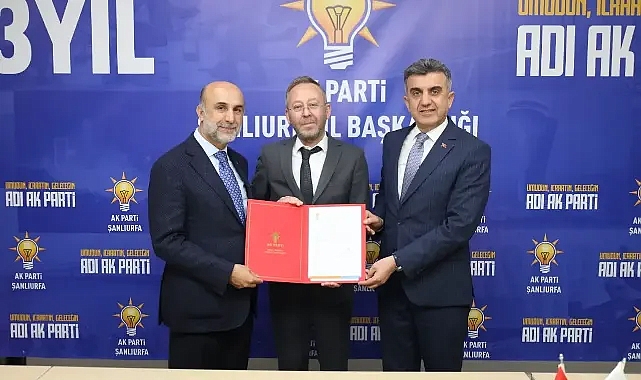 AK Parti Akçakale İlçe Başkanlığına İsa Murat Sabuncu Atandı