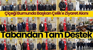 AK Parti Karaköprü İlçe Başkanı Av. Orhan Çelik'e Ziyaretçi Akını