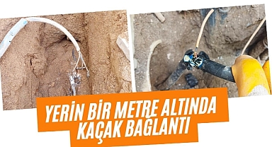 Dicle Elektrik’ten Yer Altındaki Kaçak Bağlantıya Müdahale