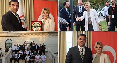 Gülben Ergen Başkan Vekili Sait Ağan ile bir araya geldi