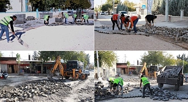 Haliliye Belediyesinden 4 Mahallede Hummalı Üstyapı Çalışması
