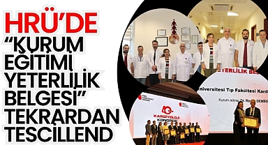 HRÜ’de “Kurum Eğitimi Yeterlilik Belgesi” Tekrardan Tescillendi