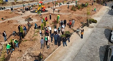 Karaköprü'de ağaçlandırma etkinliği yapıldı