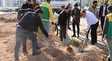 Karaköprü’de ağaçlandırma kampanyası başladı!