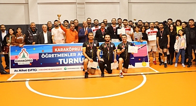 Karaköprü'de öğretmenler arası turnuva