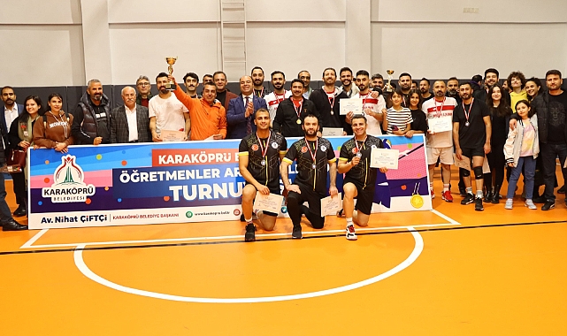 Karaköprü'de öğretmenler arası turnuva