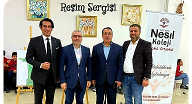 Nesil Kolejinden Dünya Şehircilik Gününde Resim Sergisi