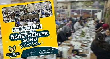 Şampiyonların Okulu Aydınlar Eğitim Kurumlarının Öğretmenleri Yemekte Buluştu