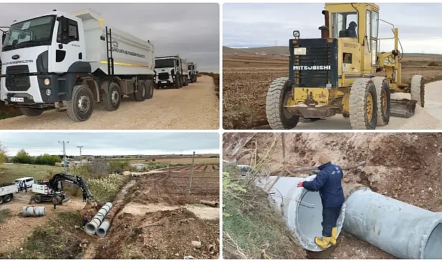 Şanlıurfa Büyükşehir Belediyesi'nden Kırsalda Altyapı Atağı
