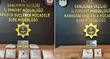 Şanlıurfa’da iki ayrı operasyon! 8 kilo 800 gram ele geçirildi!