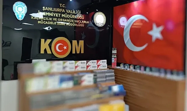 Şanlıurfa'da kaçakçılık operasyonu!