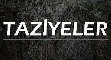 Şanlıurfa'da vefat listesi yayımlandı