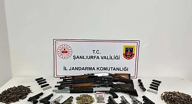 Şanlıurfa'da yine silah ele geçirildi! Gözaltılar var