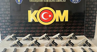 Şanlıurfa’nın ilçesinde silah operasyonu! 10 adet tabanca ele geçirildi!