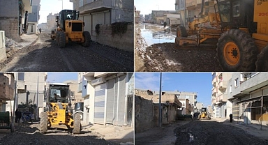 Suruç Belediyesi Tüm İlçede Yol Onarım Çalışmalarını Sürdürüyor