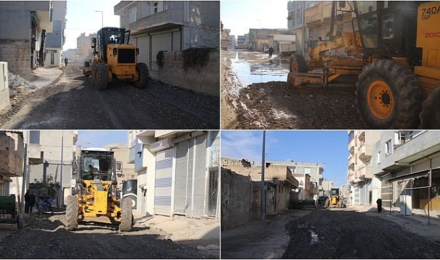 Suruç Belediyesi Tüm İlçede Yol Onarım Çalışmalarını Sürdürüyor