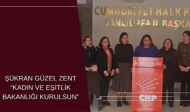 Urfa CHP: Kadına Yönelik Şiddetin Önlenmesi İçin Bu Adımlar Atılmalı!