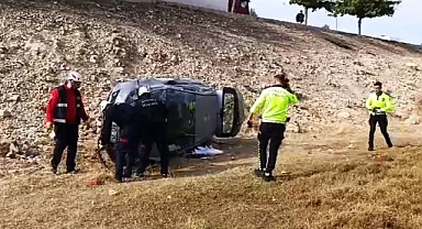 Urfa'da feci kaza: Şarampole uçtu