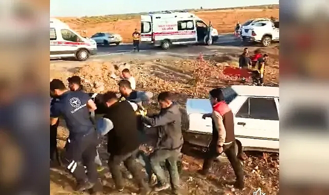 Urfa'da kaza: Çok sayıda yaralı var