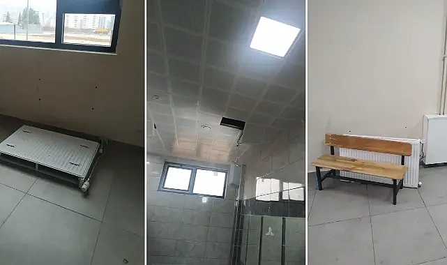 Urfa’daki okulda petekler çalışmıyor! Çocuklar sınıflarda üşüyor!