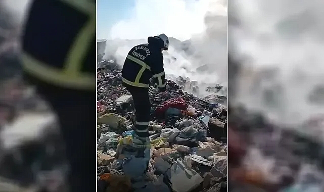 Urfa'daki yangında itfaiye erinden alkış alan hareket!