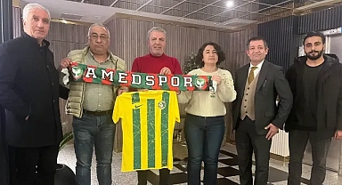 Amedspor Yönetimi, Şanlıurfasporlu Yöneticileri ziyaret etti!