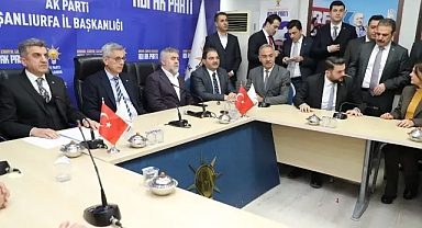 Bakanı Memişoğlu'nun Şanlıurfa'da İkinci Durağı AK Parti İl Başkanlığı Oldu
