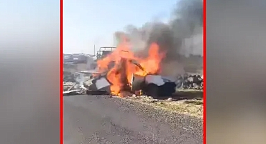 Cayır cayır yandı! Şanlıurfa'da korkutan anlar