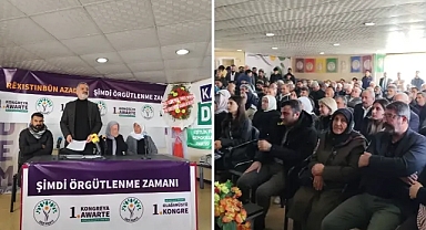 DEM Parti Hilvan 1. Olağan İlçe Kongresi Gerçekleştirildi
