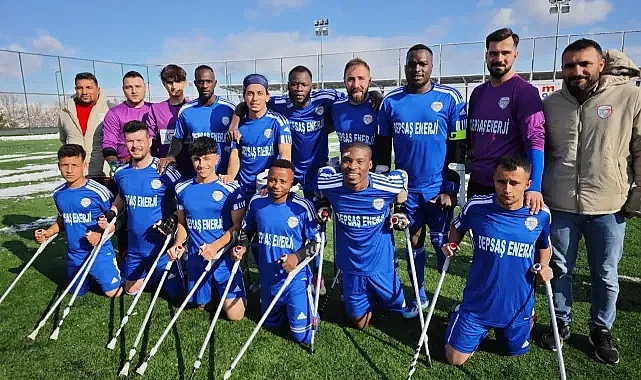 DEPSAŞ Enerji Ampute Futbol Takımından Farklı Galibiyet