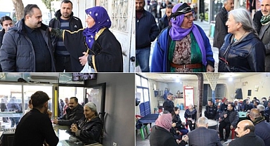 Eş Başkanlar İnan Ve Yorgun, Esnafı Dinledi