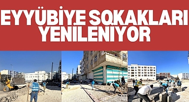 Eyyübiye Sokakları Yenileniyor