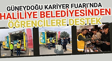 Güneydoğu Kariyer Fuarı’nda Haliliye Belediyesinden Öğrencilere Destek