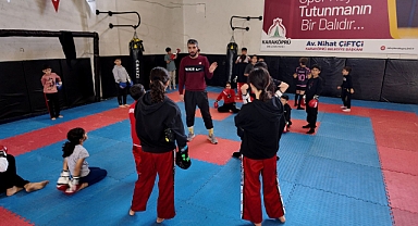 Karaköprü 'de geleceğin milli sporcuları yetişiyor