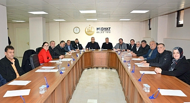 Midyat Belediyesi aralık ayı meclis toplantısı yapıldı