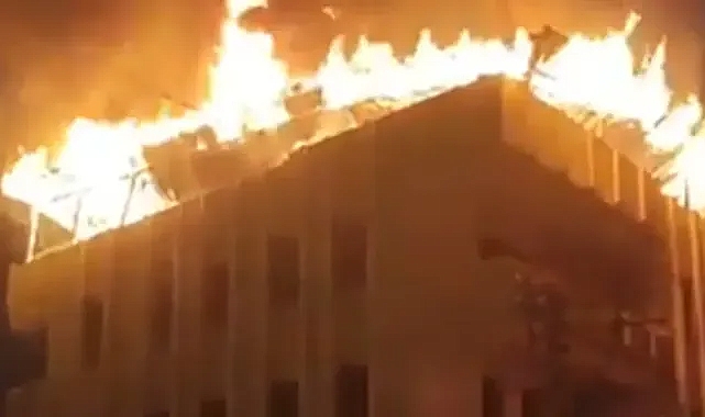 Şanlıurfa’da gece saatlerinde korkutan yangın!