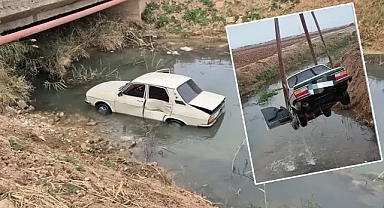 Urfa’da otomobil kanala uçtu!