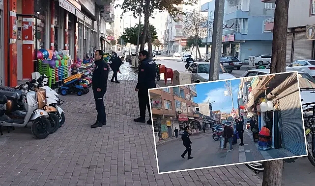 Urfa’nın ilçesinde kaldırım işgal edildi! Zabıta uyardı!