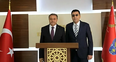 Urfa Valisi Şıldak , Yeni Emniyet Müdürü Aksoy ’u Ziyaret Etti