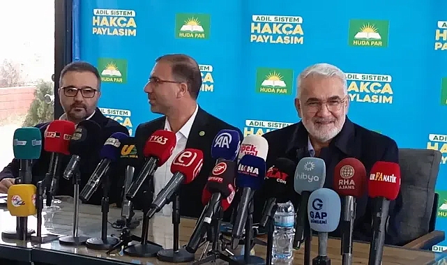 HÜDA PAR Genel Başkanı Zekeriya Yapıcıoğlu Şanlıurfa'da Basınla Buluştu