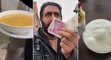 200 TL ile Urfa’da karın doyulur mu? Çektiği video viral oldu!