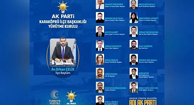 AK Parti Karaköprü İlçe Yürütme Kurulu Üyeleri Belirlendi