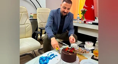Başkan Ali Eroğlu’na Sürpriz Doğum Günü Kutlaması